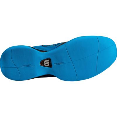 Wilson Mens Kaos Devo Carpet Tennis Shoes - Black/Imperial Blue/Brilliant Blue