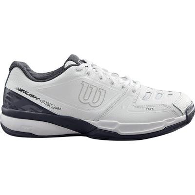 Wilson Mens Rush Competition Clay Tennis Shoes - White/Ebony - main image