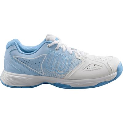 Wilson Womens Kaos Stroke Tennis Shoes - White/Cashmere Blue/Placid Blue