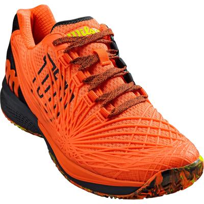 Wilson Mens Kaos 2 Tennis Shoes - Shocking Orange/Black - main image