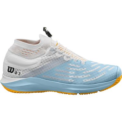 Wilson Mens Kaos 3.0 SFT Tennis Shoes - White/Blue - main image
