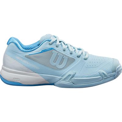 Wilson Womens Rush Pro 2.5 Tennis Shoes - White/Alaskan Blue - main image