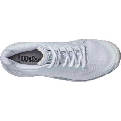 Wilson Mens Rush Pro 3.5 Tennis Shoes - White/Pearl Blue - main image