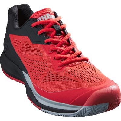 Wilson Mens Rush Pro 3.5 Tennis Shoes - Infrared/Black - main image