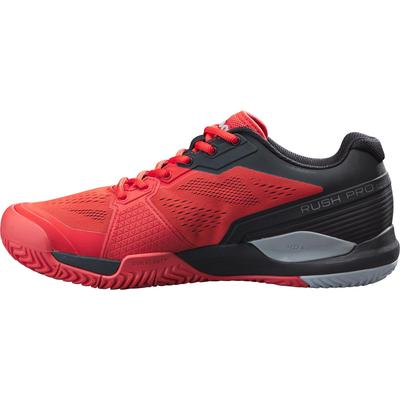 Wilson Mens Rush Pro 3.5 Tennis Shoes - Infrared/Black - main image