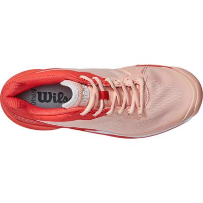 Wilson Womens Rush Pro 3.5 Tennis Shoes - Tropical Peach - main image