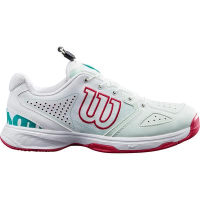 Wilson Kids Kaos QL Tennis Shoes - White/Sangria - main image