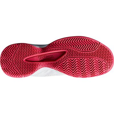 Wilson Kids Kaos QL Tennis Shoes - White/Sangria - main image