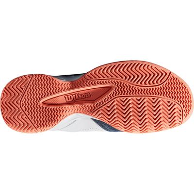 Wilson Womens Kaos Stroke Tennis Shoes - White/Fusion Coral - main image