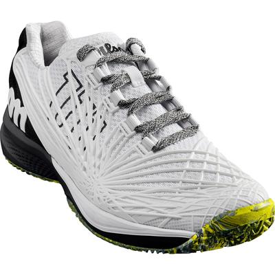 Wilson Mens Kaos 2 Tennis Shoes - White/Black/Safety Yellow - main image