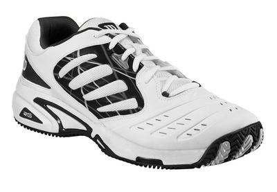 Wilson Mens Tour Vision II Tennis Shoes - White/Black/Silver - main image