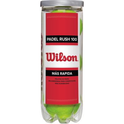 Wilson Rush 100 Padel Tennis Balls (3 Ball Can) - main image