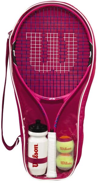 Wilson Burn Pink Starter Set 25 Inch Junior Racket
