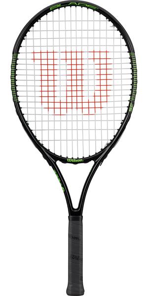 Wilson Blade 25 Inch Junior Tennis Racket - Black/Green - main image