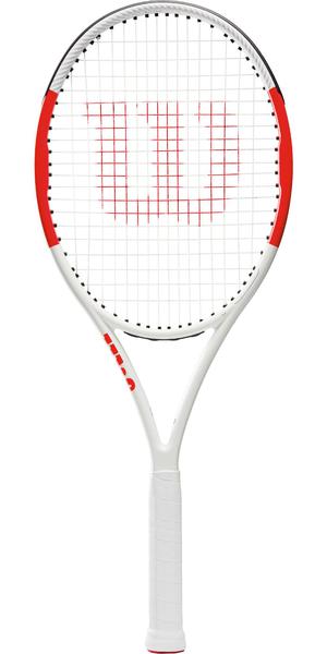 Wilson Six.One Lite 102 Tennis Racket - White/Red - main image