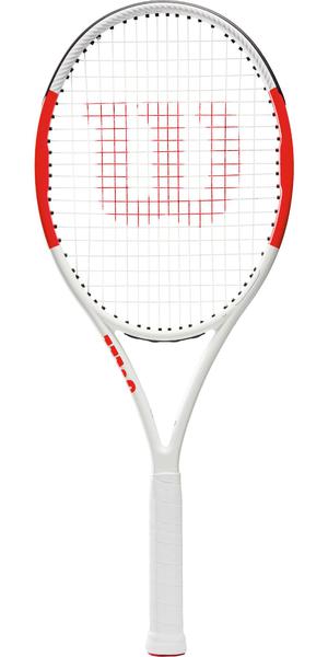 Wilson Six.One Lite 102 Tennis Racket - White/Red