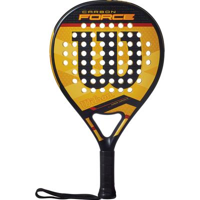 Wilson Carbon Force Padel Racket - Yellow/Black - main image