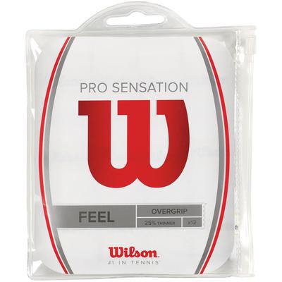 Wilson Pro Overgrips Sensation (Pack of 12) - White