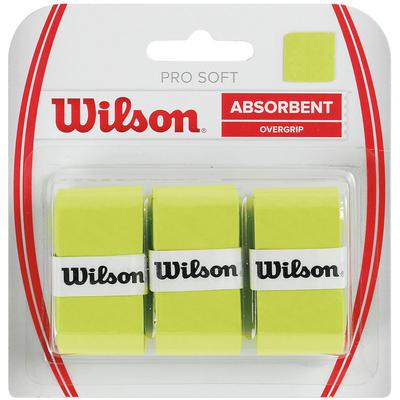 Wilson Soft Overgrips (Pack of 3) - Lime