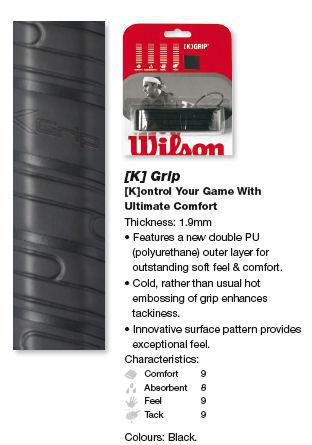 Wilson K-Grip Replacement Grip - Black - main image