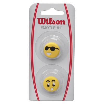 Wilson Emoti Fun Vibration Dampeners (Pack of 2) - Sunglasses/Smiley Face - main image