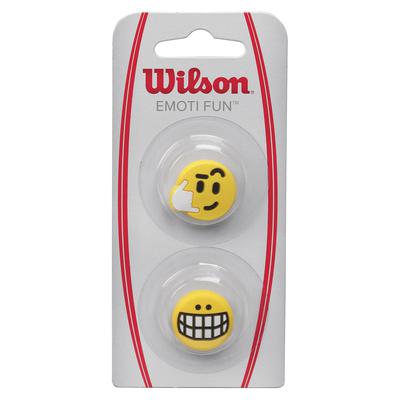 Wilson Emoti Fun Vibration Dampeners (Pack of 2) - Big Grin/Smiley Face - main image