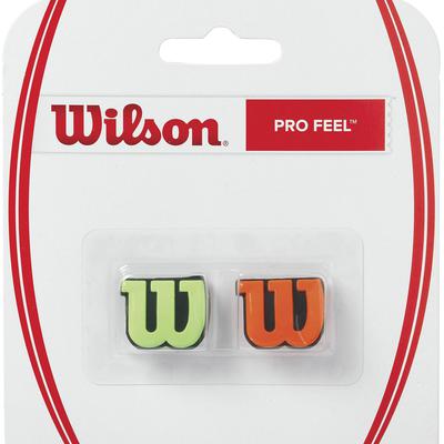 Wilson Pro Feel Dampeners (Pack of 2) - Green/Orange