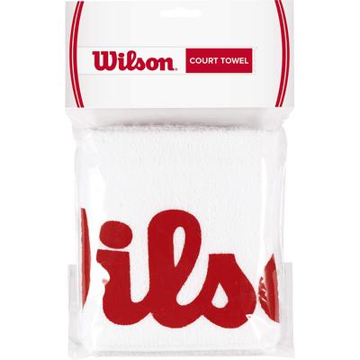 Wilson Court Towel (75 x 50cm) - White/Red - main image