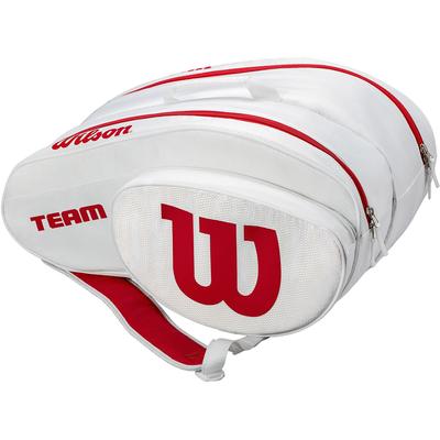 Wilson Team Padel Bag - White/Red - main image