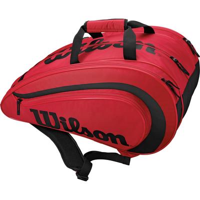 Wilson Rak Pak 6 Racket Padel Tennis Bag - Red/Black - main image