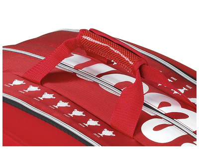 Wilson Federer Moulded Tour 15 Pack Bag - Red/White (Thermoguard) - main image