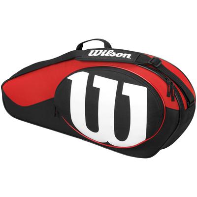 Wilson Match II 3 Pack Bag - Black/Red - main image