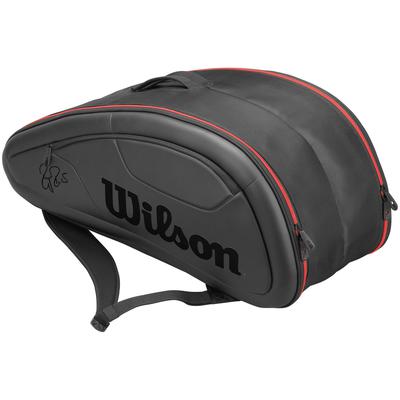 Wilson Federer DNA 12 Racket Bag - Black/Red - main image