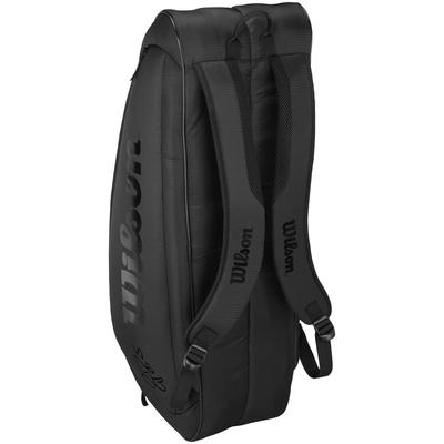 Wilson Federer Team 6 Racket Bag - Black/Red - main image