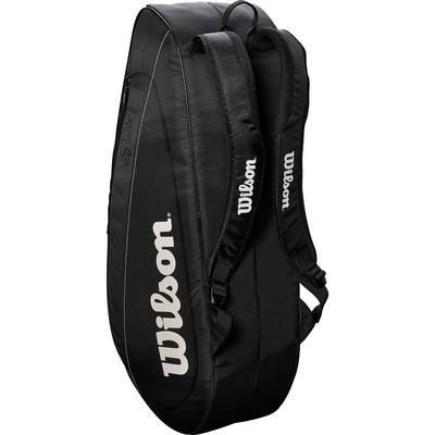 Wilson Federer Team 6 Racket Bag - Black/White