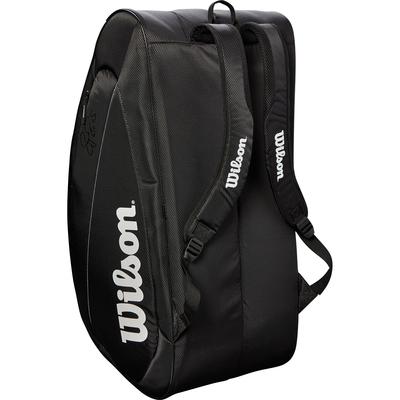 Wilson Federer Team 12 Racket Bag - Black/White - main image