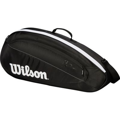 Wilson Federer Team 3 Racket Bag - Black/White - main image