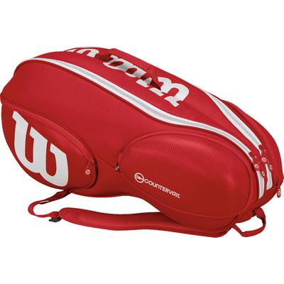 Wilson Pro Staff 9 Racket Bag - Red/White - main image
