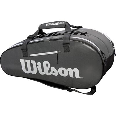 Wilson Super Tour 9 Racket Bag - Black/Grey - main image