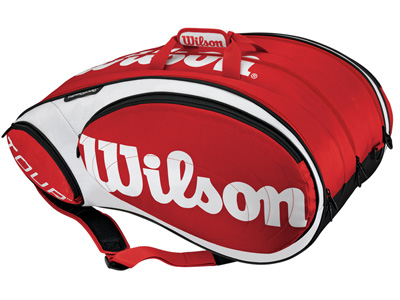 Wilson Tour 15 Pack Bag - Red/White (Thermoguard) - main image