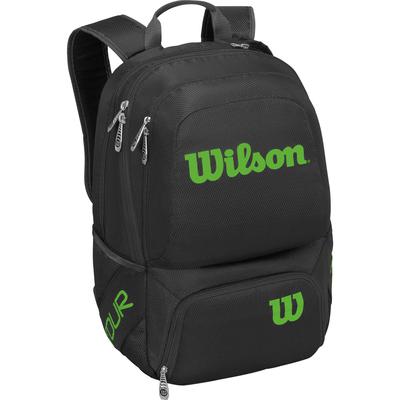 Wilson Tour V Medium Backpack - Black/Lime