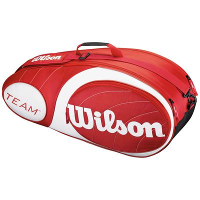 Wilson Team 6 Pack Bag - Red/White - Tennisnuts.com