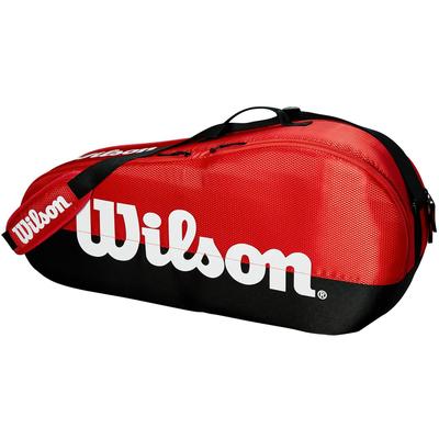 Wilson Team 3 Racket Bag - Black/Red - main image
