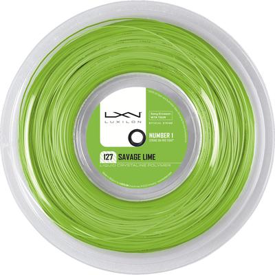 Luxilon Savage Lime 200m Tennis String Reel