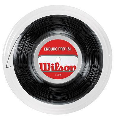 Wilson Enduro Pro 16 Black Tennis Strings Reel - main image