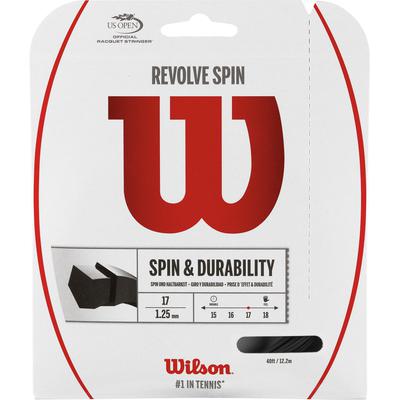 Wilson Revolve Spin Tennis String Set - Black - main image