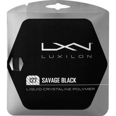 Luxilon Savage Black Tennis String Set
