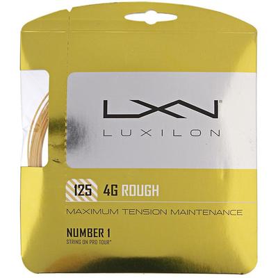 Luxilon 4G Rough Tennis String Set - Gold - main image
