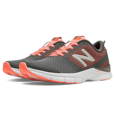 New Balance 711 Mesh Womens (B) Training Shoes - Grey with Fiji - main image