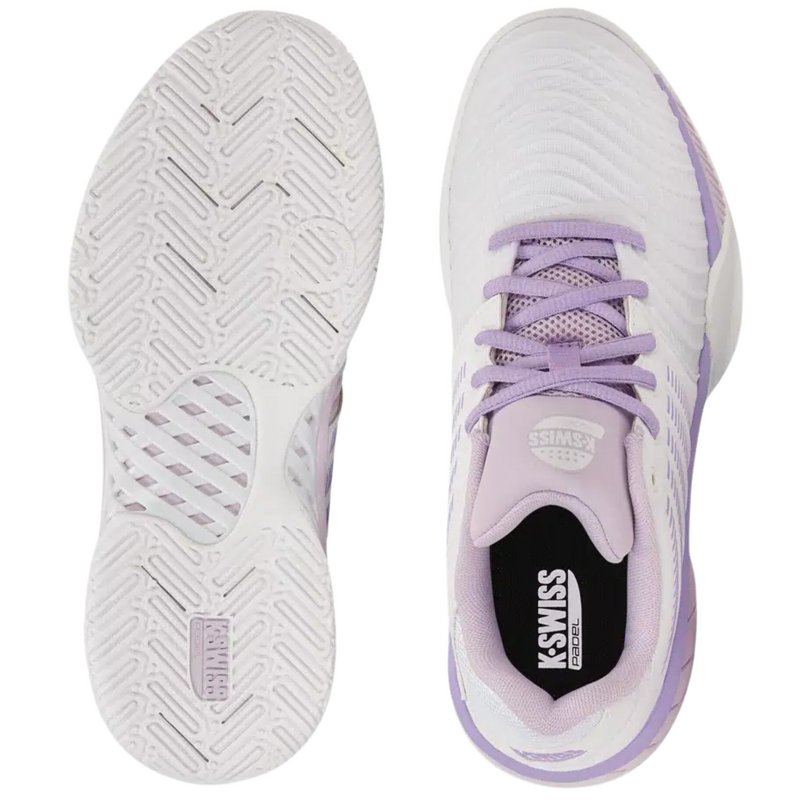 K-Swiss Women Express Light 3 Padel Shoes - White/Orchid Hush/Purple Rose - main image